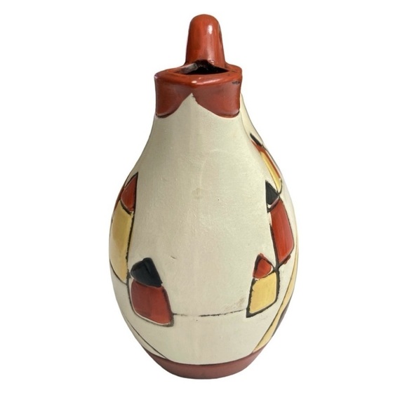 INDIAN WEDDING PITCHER
Vase Glazed Pottery Native
American - Picture 2 of 13